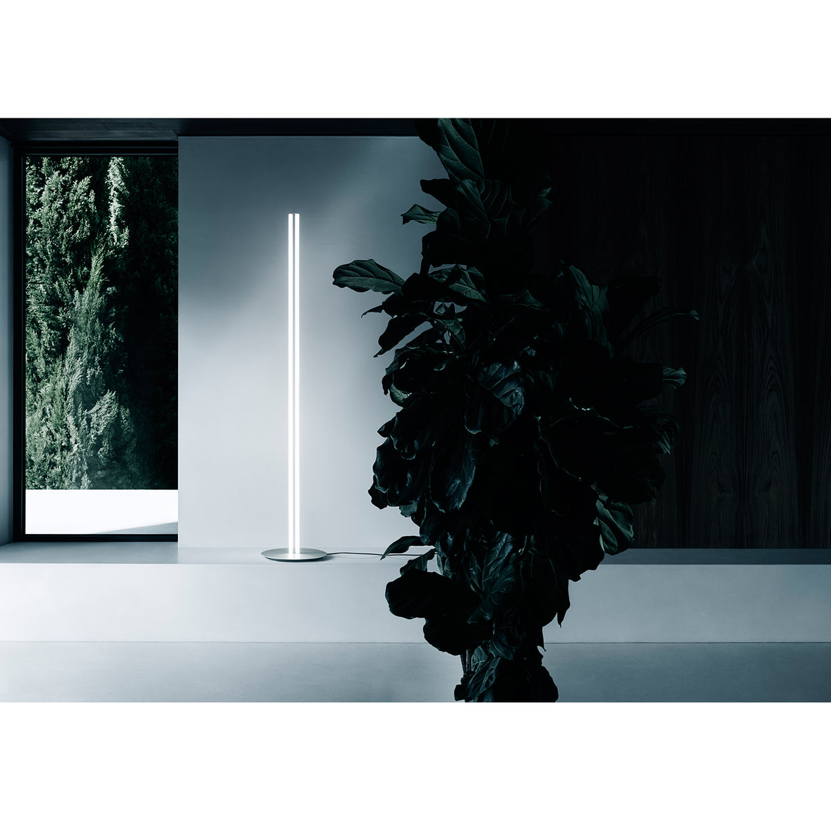 Coordinates F Floor Lamp, Argent