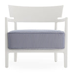 White Frame | Blue Fabric