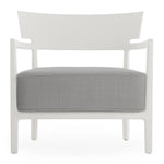 White Frame | Grey Fabric