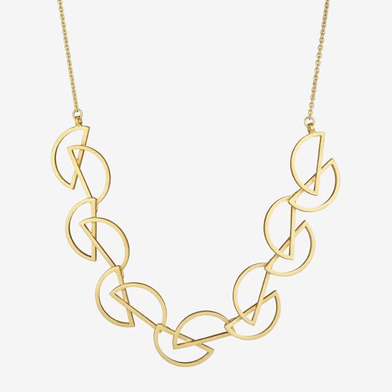 Carla Necklace, 7-Link, Gold