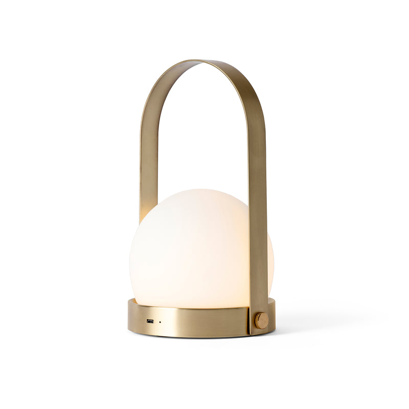 Carrie LED Portable Lamp, Brass