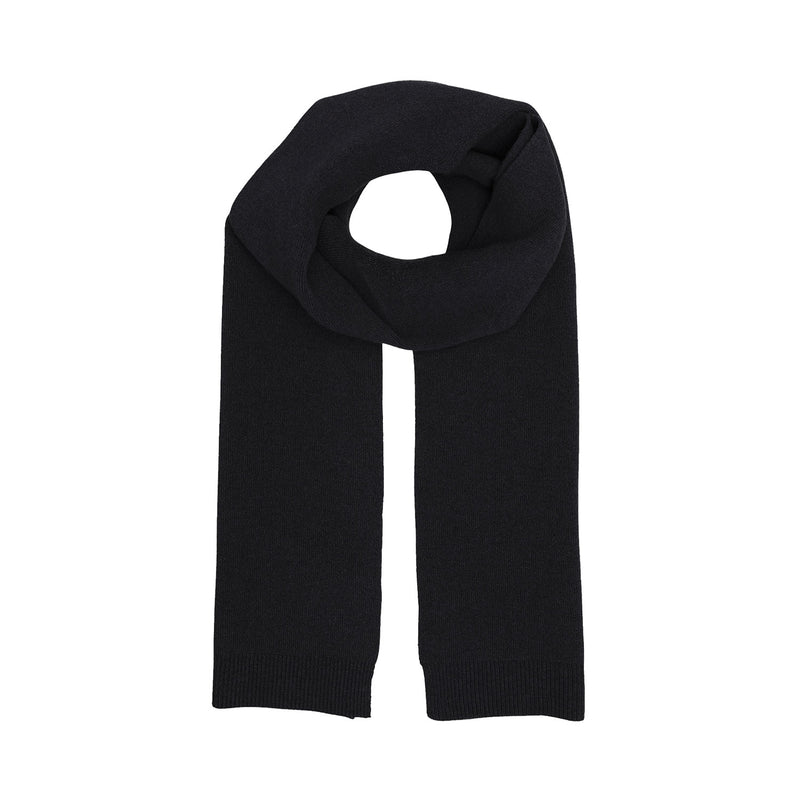 Merino Wool Scarf, Deep Black - Colorful Standard