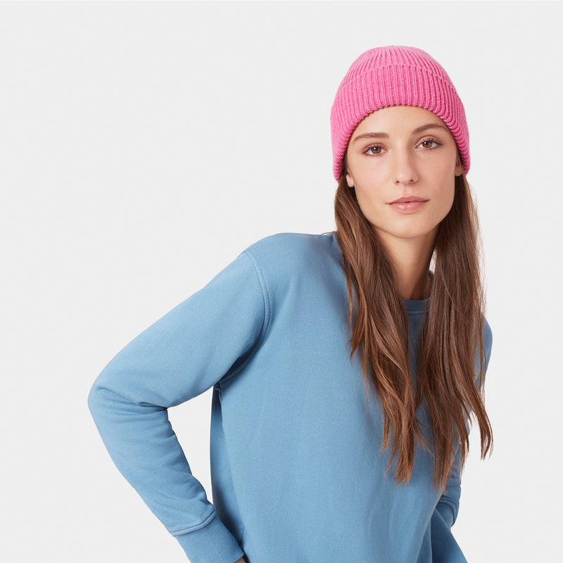 Classic Organic Unisex Sweatshirt, Raspberry Pink