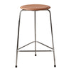 Dot Stool, Chrome & Leather