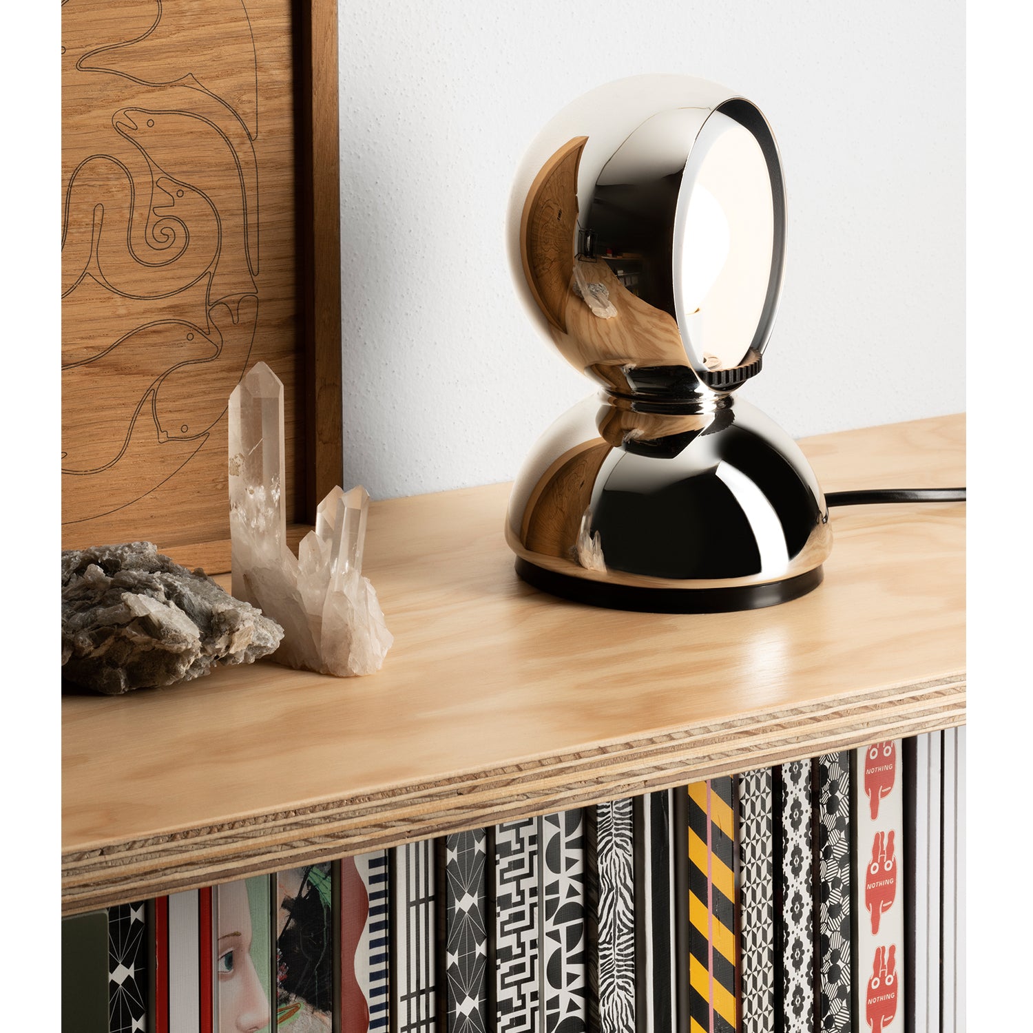 Eclisse Table Lamp 2021 by Artemide, Metallic USB Portable