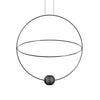 Puzzle Round Ceiling & Wall Light, Black