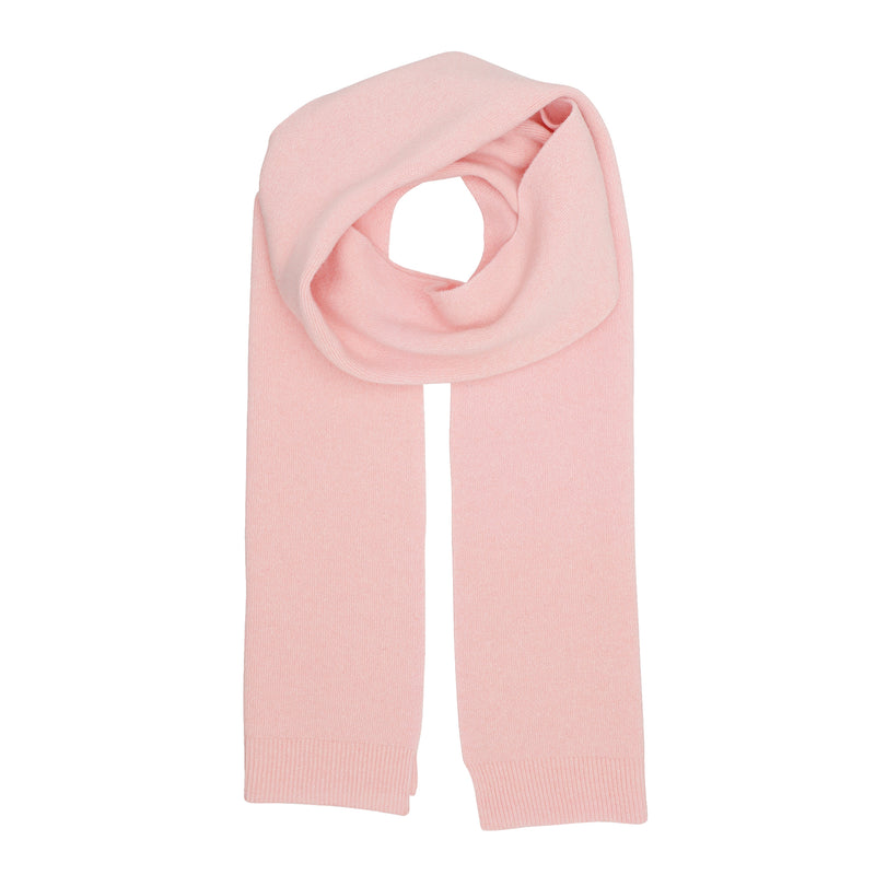 Merino Wool Scarf, Faded Pink