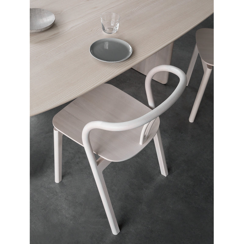 Flow Dining Chair, Solid Ash