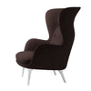 Ro Easy Armchair - Brushed Aluminium