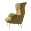 Ro Easy Armchair - Brushed Aluminium