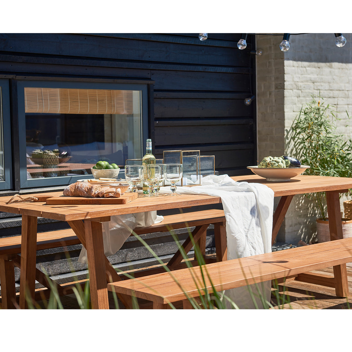 George Dining Table, Solid Teak - Sika Design