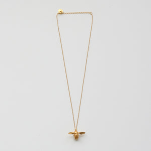 Bumble Bee Necklace, Gold Plated