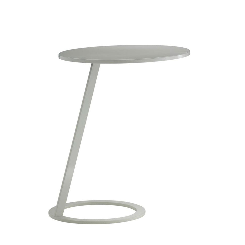 Good Morning Pedestal Table - White Lacquer