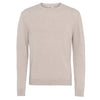 Classic Unisex Merino Wool Jumper, Ivory White
