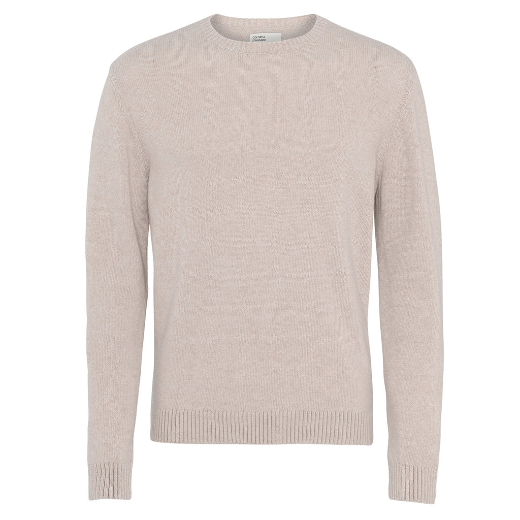 Classic Unisex Merino Wool Jumper, Ivory White