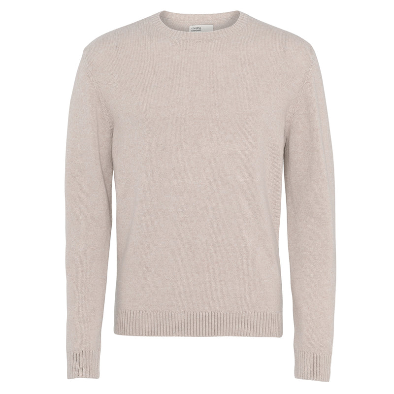 Classic Unisex Merino Wool Jumper, Ivory White