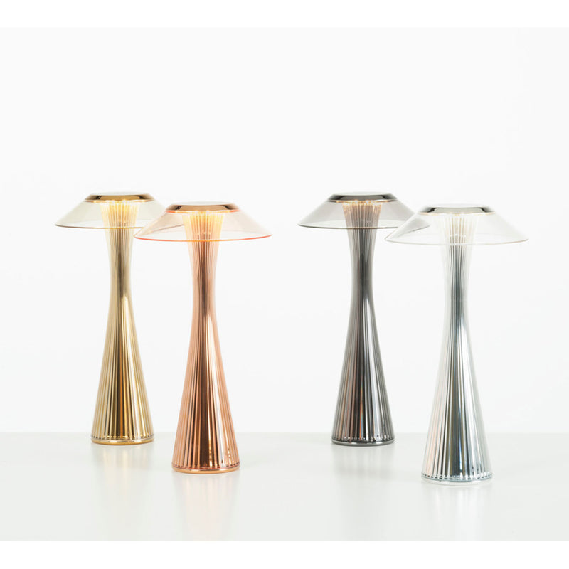 Space Table Lamp, Chrome