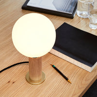 Knuckle Table Lamp & Sphere Bulb - Tala