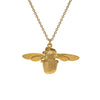 Bumble Bee Necklace, Gold Plated