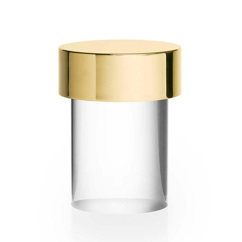 Last Order Table Lamp, Clear/Brass