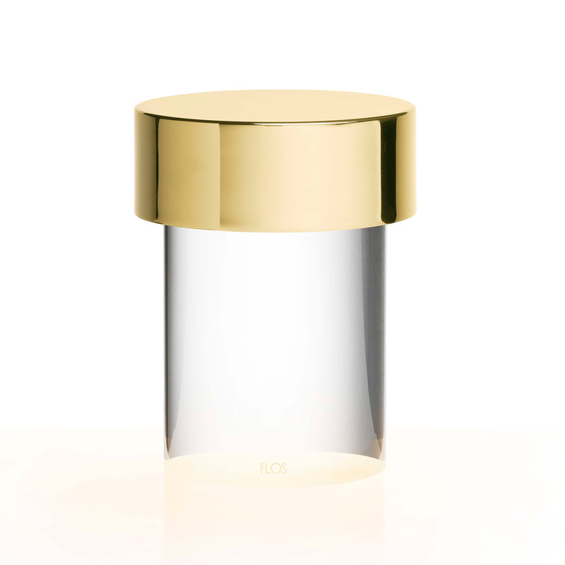 Last Order Table Lamp, Clear/Brass