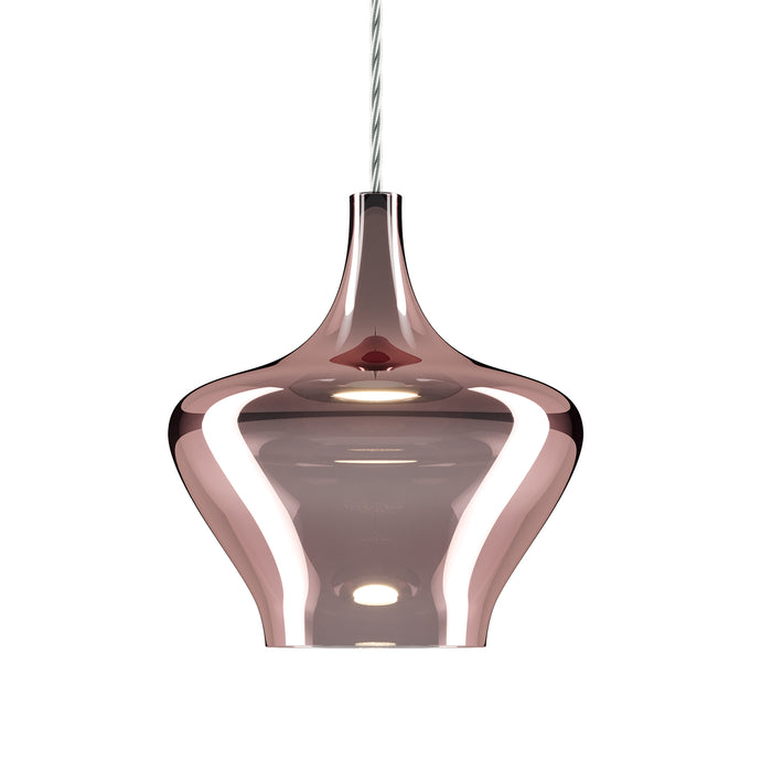 Nostalgia Medium Pendant Light, Rose Gold - Lodes