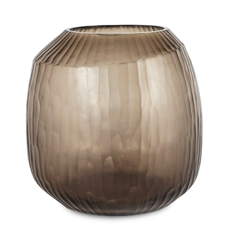 Malia Vase, Smoke Grey
