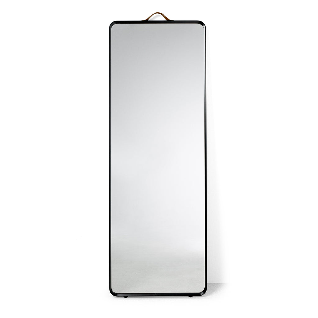 Norm Floor Standing Mirror, Black