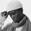 Merino Wool Beanie, Heather Grey