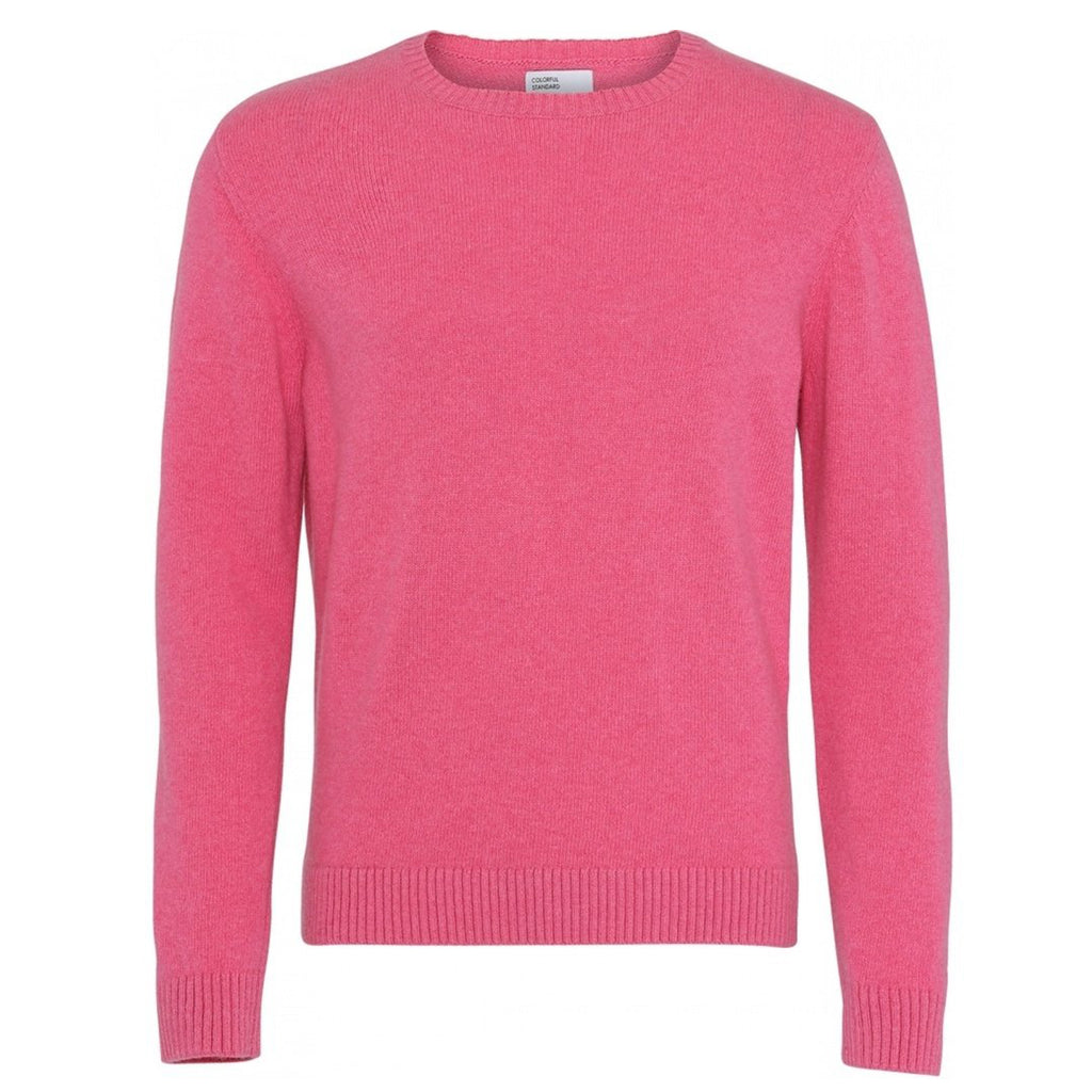 Classic Unisex Merino Wool Jumper, Bubblegum Pink