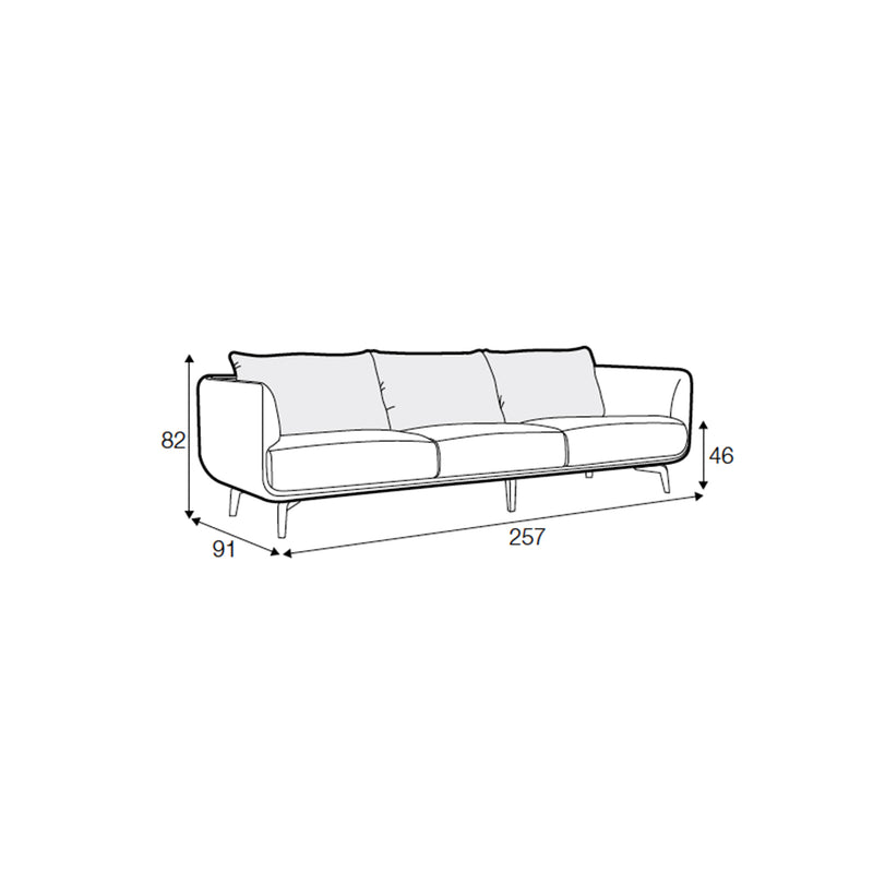 Moa 4-Seater Sofa, Willow Off White