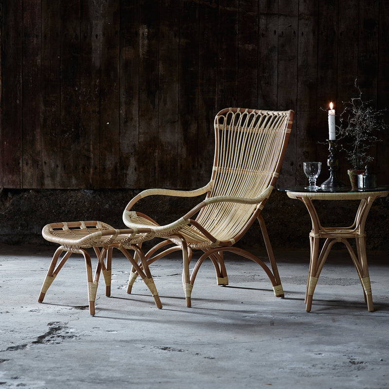 Monet Rattan Footstool