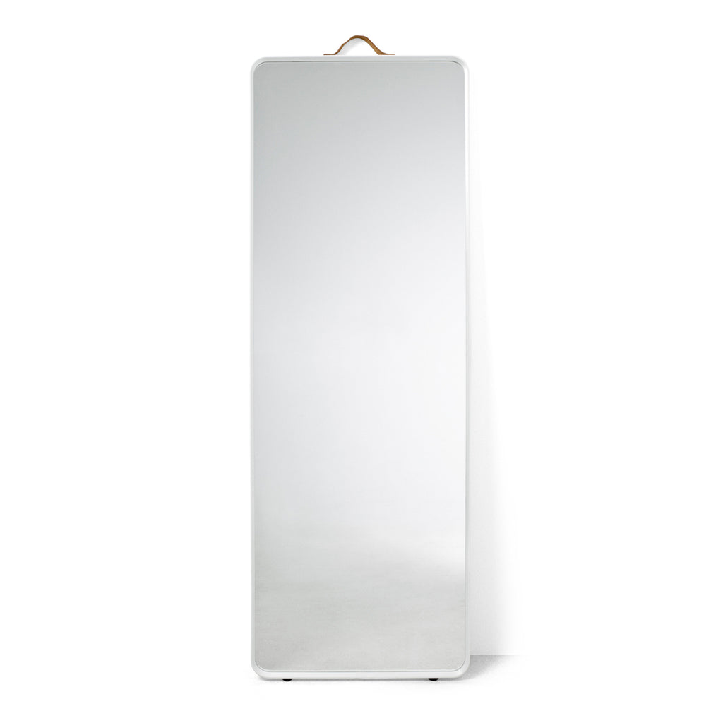 Norm Floor Standing Mirror, White