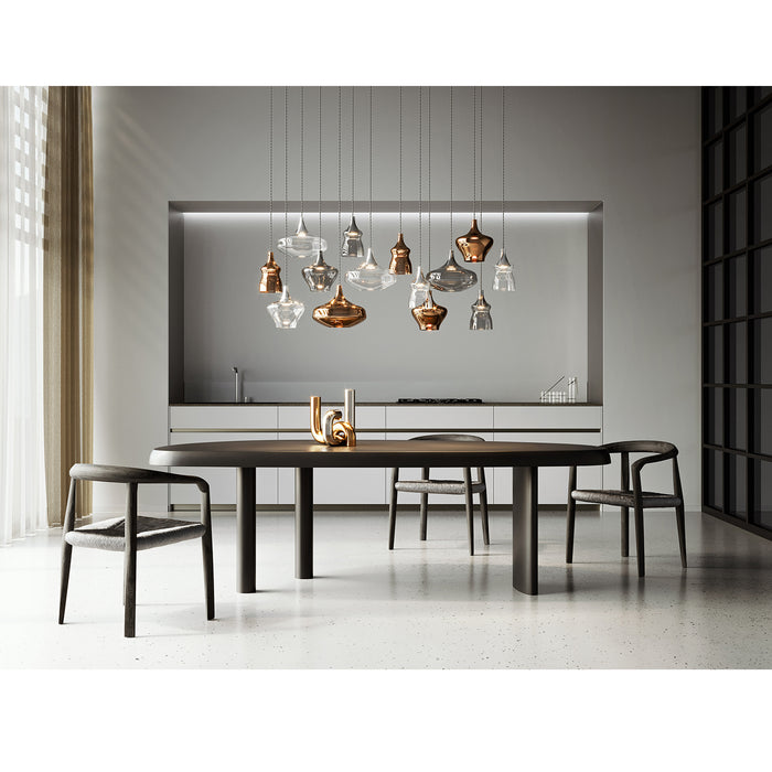 Nostalgia Large Pendant Light, Gold - Lodes