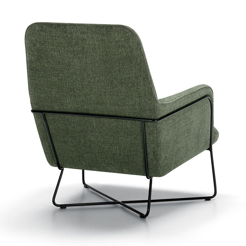 Oliver Armchair, Stipa Green