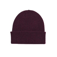 Merino Wool Beanie, Oxblood Red - Colorful Standard