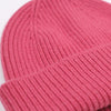 Merino Wool Beanie, Bubblegum Pink