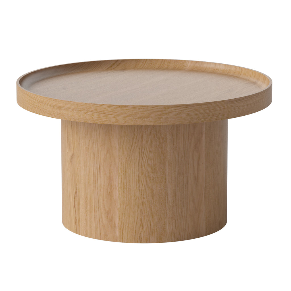Plateau Coffee Table, Lacquered Oak