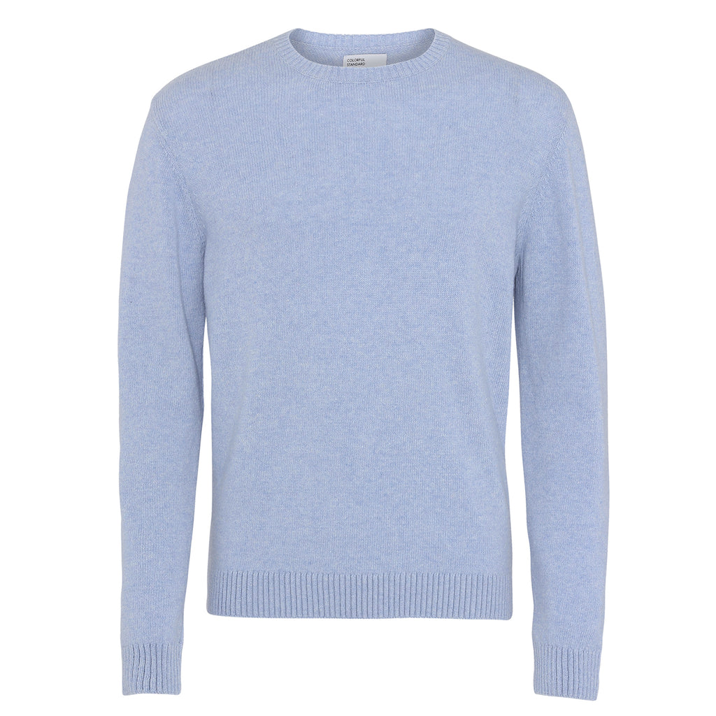 Classic Unisex Merino Wool Jumper, Polar Blue