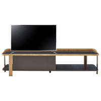 Postmodern TV Unit, Oak & Marble