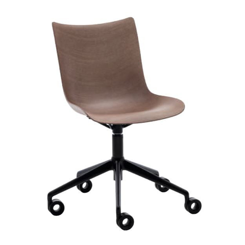 P Wood Swivel Desk Chair