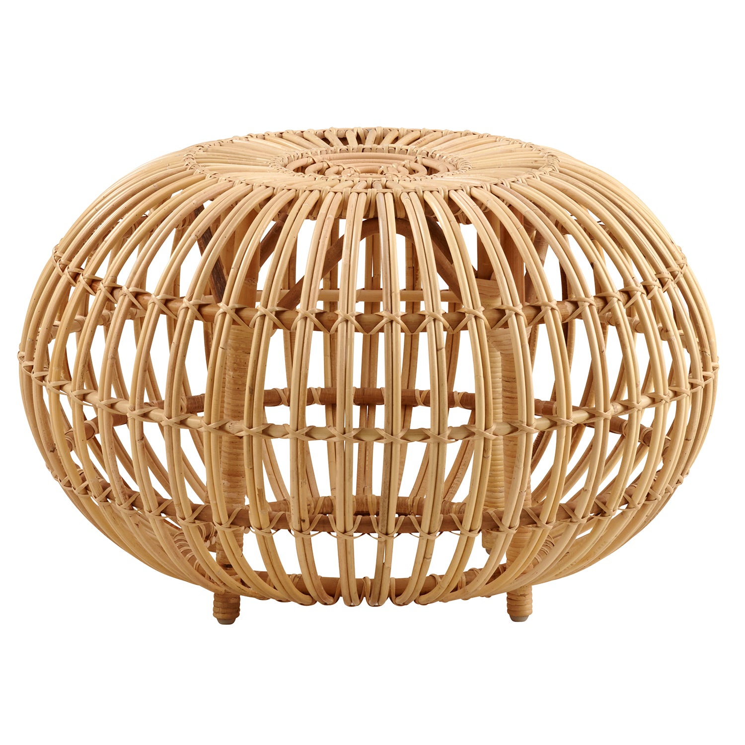 Rattan ottoman discount