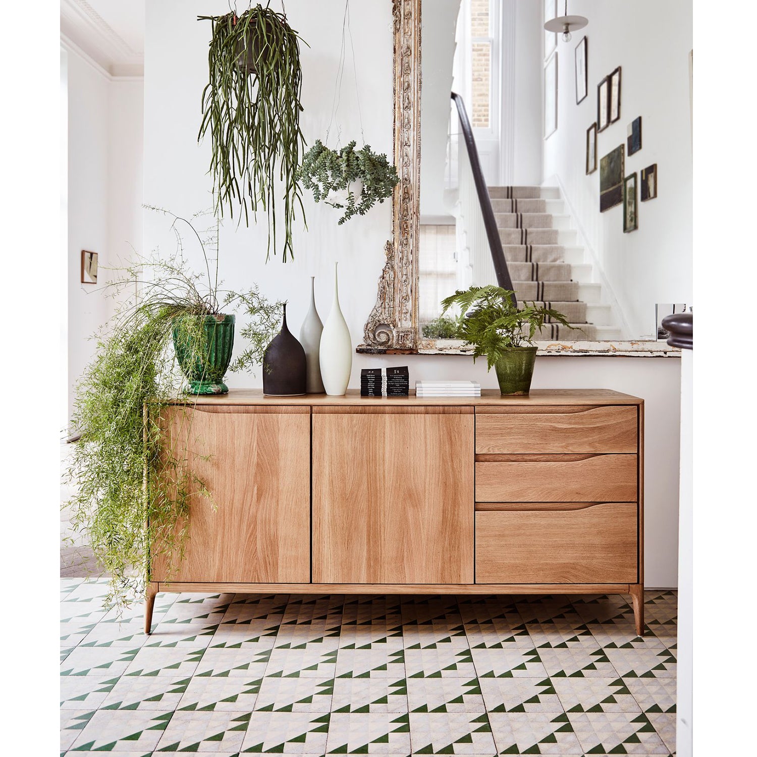 Romana Large Sideboard Ercol Furniture Solid Oak ARIA