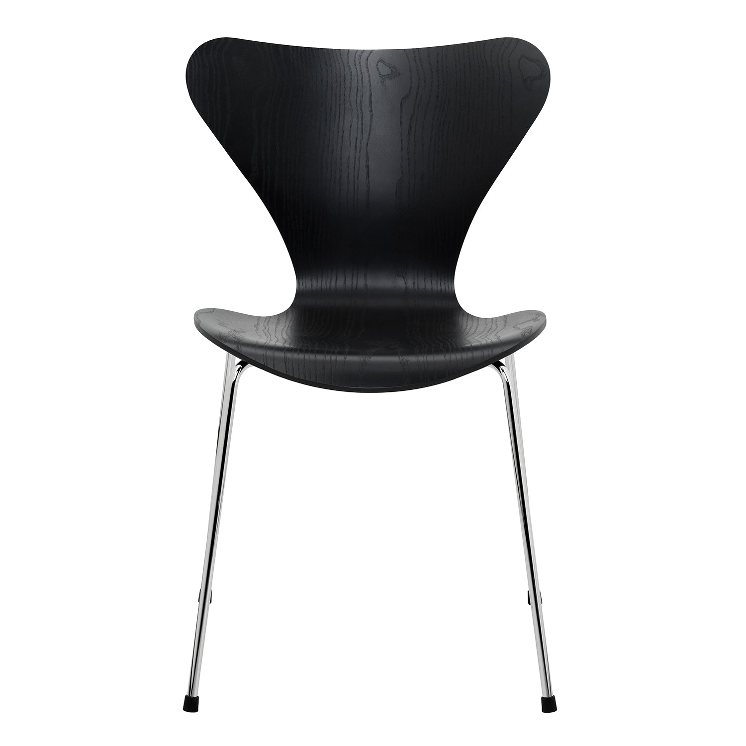 Series 7 Chair Coloured Ash, Black by Fritz Hansen | Dining Chairs