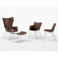 Q Wood Armchair - Kartell