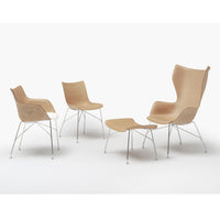 K Wood Lounge Chair - Kartell