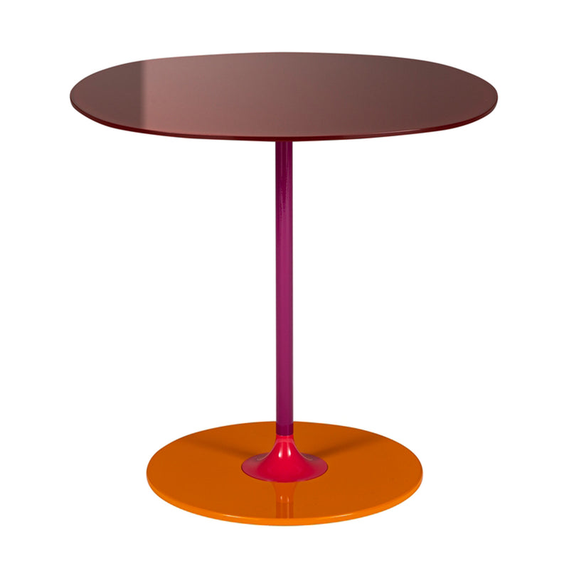 Thierry Side Table, Burgundy