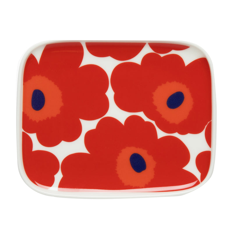 Unikko Side Plate, Red