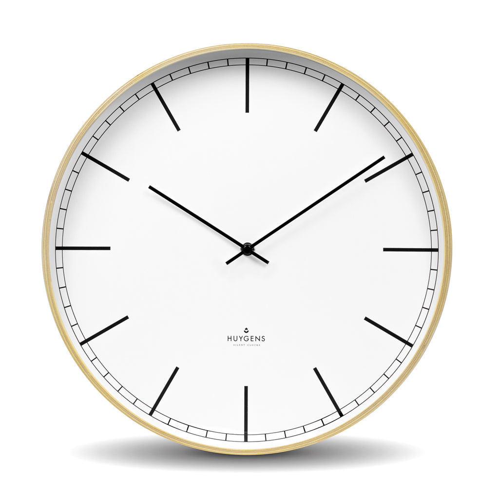 Wood Wall Clock, Index Dial